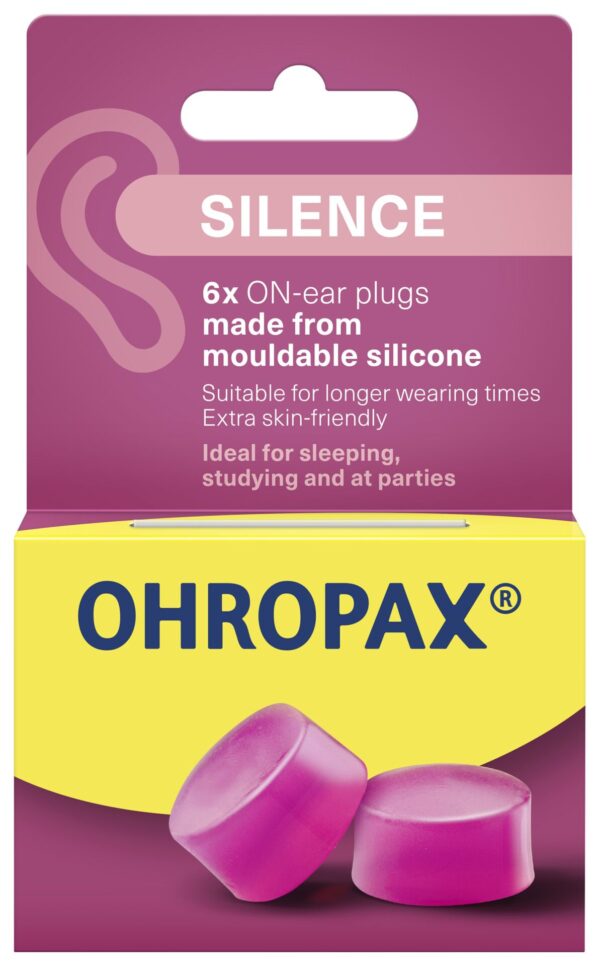 Ohropax Silence – čepki za ušesa, 6 čepkov Ohropax Silence – čepki za ušesa, 6 čepkov