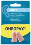 Ohropax Soft - penasti čepki za ušesa, 10 čepkov