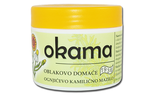 Okama Oblakovo ognjičevo kamilično mazilo, 75 ml Okama Oblakovo ognjičevo kamilično mazilo, 75 ml