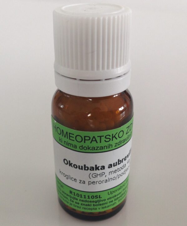 Okoubaka aubrevillei C12 homeopatske kroglice, 10 g Okoubaka aubrevillei C12 homeopatske kroglice, 10 g