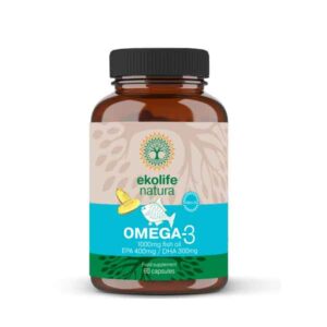 Ekolife natura Omega-3 ribji kapsule, 60 kapsul