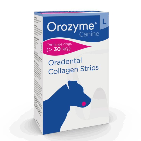 Orozyme Canine L encimski kolagenski žvečilni trakovi za pse težje od 30 kg (141 g) Orozyme Canine L encimski kolagenski žvečilni trakovi za pse težje od 30 kg (141 g)