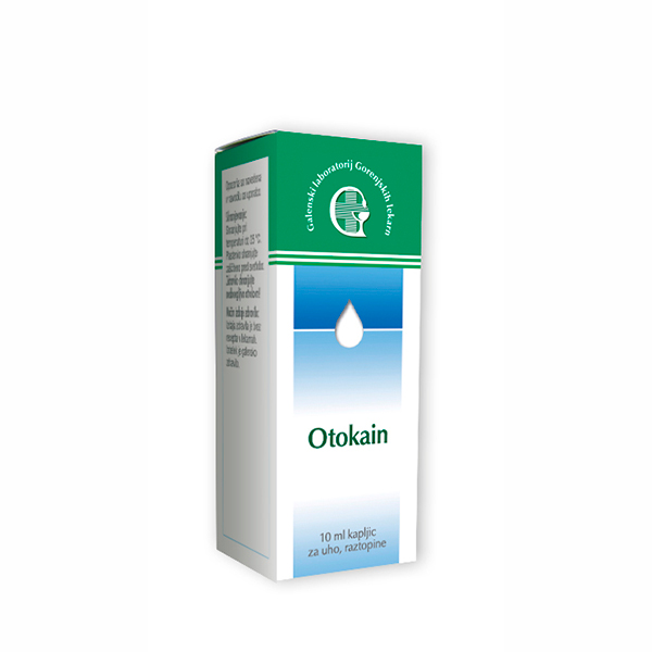 Otokain kapljice za uho, 10 ml Otokain kapljice za uho, 10 ml