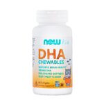 NOW Otroška omega-3 DHK 100 mg, 60 mehkih žvečljivih kapsul