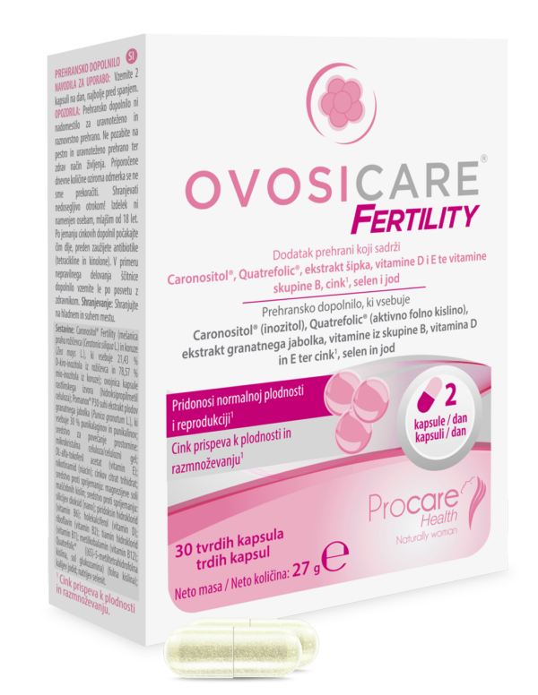 Ovosicare Fertility trde kapsule, 30 kapsul Ovosicare Fertility trde kapsule, 30 kapsul