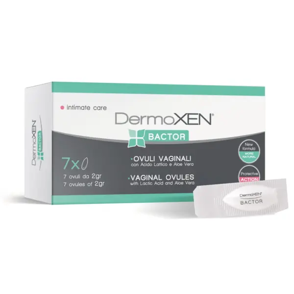 DermoXen Bactor vaginalne globule, 7 globul