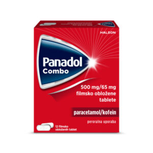 Panadol Combo 500 mg/65 mg filmsko obložene tablete, 12 tablet Panadol Combo 500 mg/65 mg filmsko obložene tablete, 12 tablet