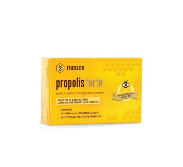 Medex Propolis forte pastile, 18 pastil Medex Propolis forte pastile, 18 pastil