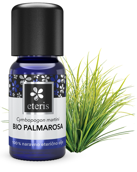 Eteris Palmarosa eterično olje BIO, 10 ml Eteris Palmarosa eterično olje BIO, 10 ml
