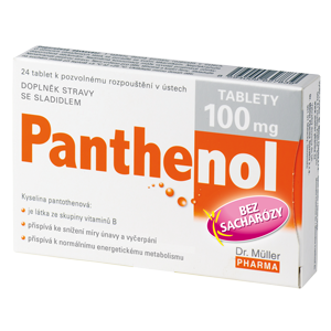 Panthenol 100 mg tablete, 24 tablet Panthenol 100 mg tablete, 24 tablet