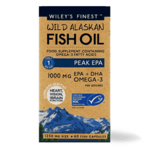 Wiley’s Finest Wild Alaskan Fish Oil Peak EPA kapsule, 60 kapsul
