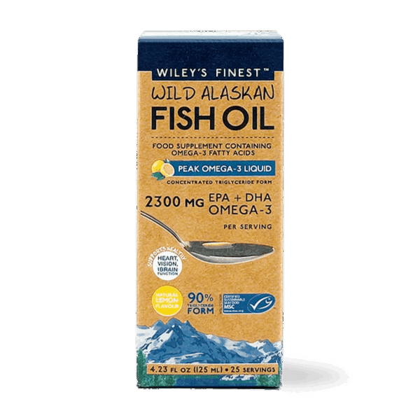 Wiley’s Finest Wild Alaskan Fish Oil Peak Omega 3 tekočina, 125 ml Wiley’s Finest Wild Alaskan Fish Oil Peak Omega 3 tekočina, 125 ml