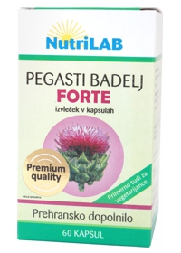 Nutrilab Pegasti badelj Forte kapsule, 60 kapsul
