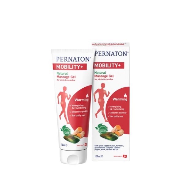 Pernaton Mobility+ masažni gel z grelnim učinkom, 125 ml Pernaton Mobility+ masažni gel z grelnim učinkom, 125 ml