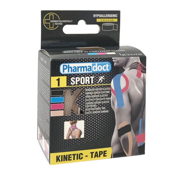Pharmadoct Sport Kineziološki trak - bež (5 cm x 5 m), 1 trak Pharmadoct Sport Kineziološki trak - bež (5 cm x 5 m), 1 trak