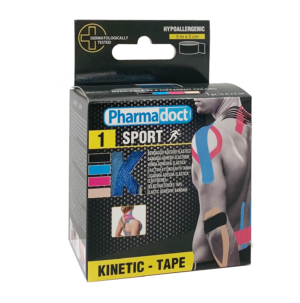 Pharmadoct Sport Kineziološki trak - moder (5 cm x 5 m), 1 trak