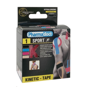 Pharmadoct Sport Kineziološki trak - roza (5 cm x 5 m), 1 trak