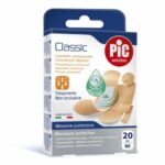 PiC Antibakterijski obliži Classic različne velikosti, 20 obližev