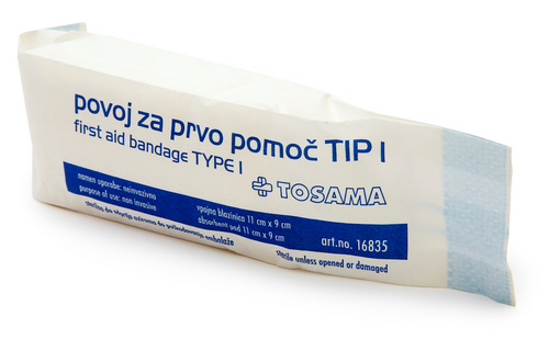 Povoj za prvo pomoč tip I, 1 povoj Povoj za prvo pomoč tip I, 1 povoj