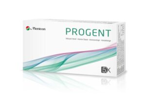 Menicon Progent čistilna raztopina za nego poltrdih kontaktnih leč, 5x (2x 5 ml)