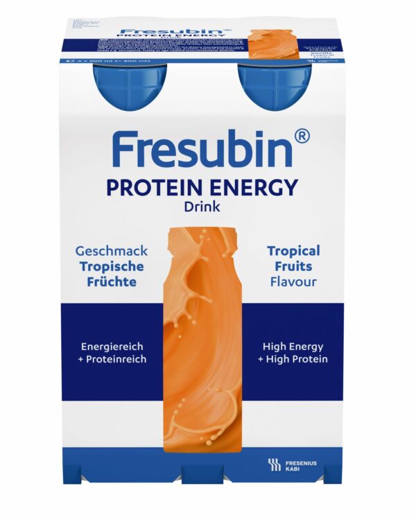 Fresubin Protein Energy DRINK - okus tropski sadeži, 4 x 200 ml Fresubin Protein Energy DRINK - okus tropski sadeži, 4 x 200 ml