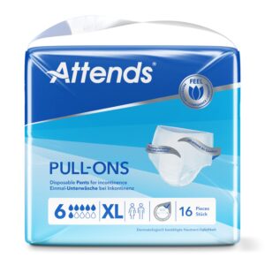 Attends Pull-Ons 6 Extra Large hlačke, 16 hlačk