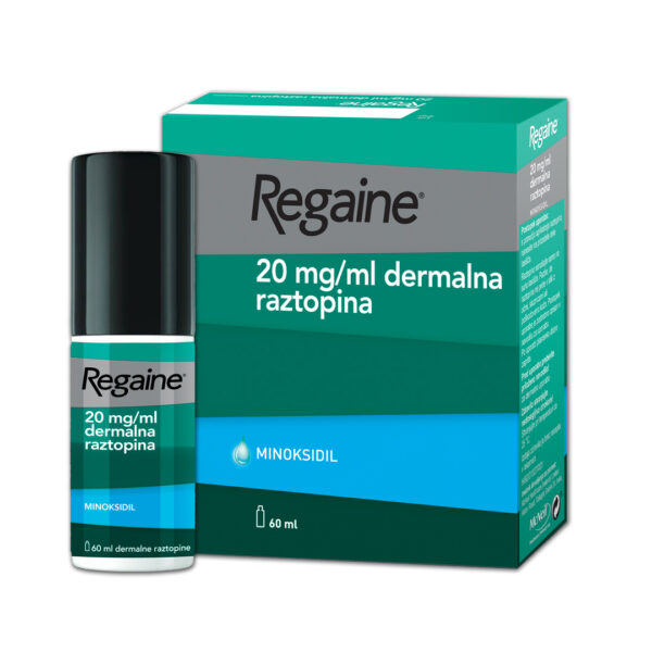 Regaine 20 mg/ml dermalna raztopina, 60 ml