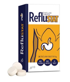 Reflustat žvečljive tablete, 20 tablet