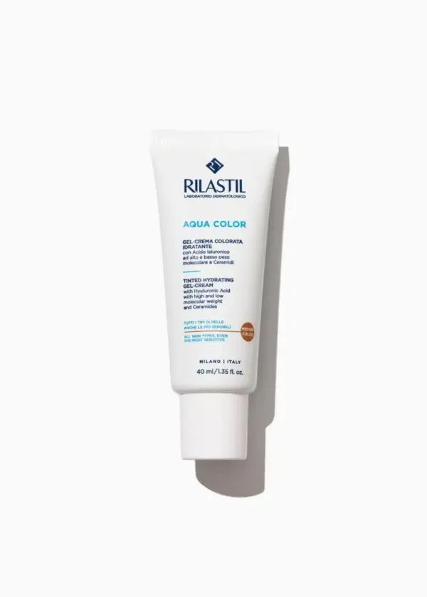 Rilastil Aqua Color obarvana CC gel krema (odtenek light), 40 ml