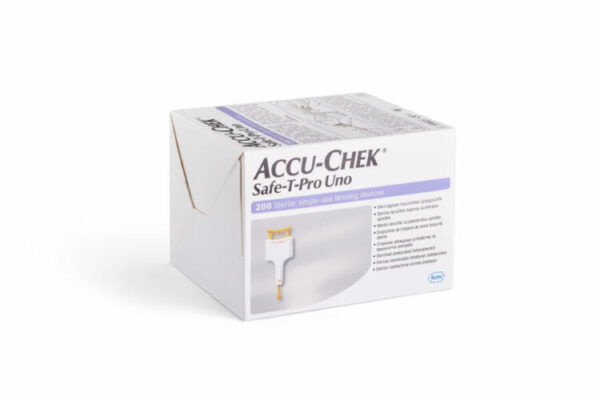 Accu-Chek Safe-T-Pro Uno lancete, 200 lancet