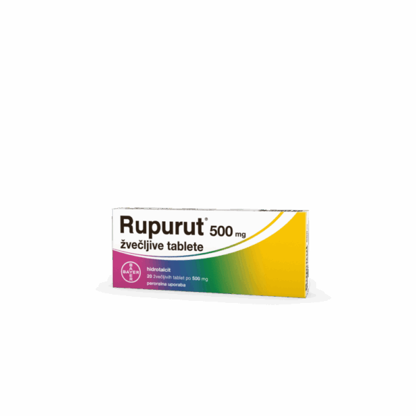 Rupurut 500 mg, 20 žvečljivih tablet Rupurut 500 mg, 20 žvečljivih tablet
