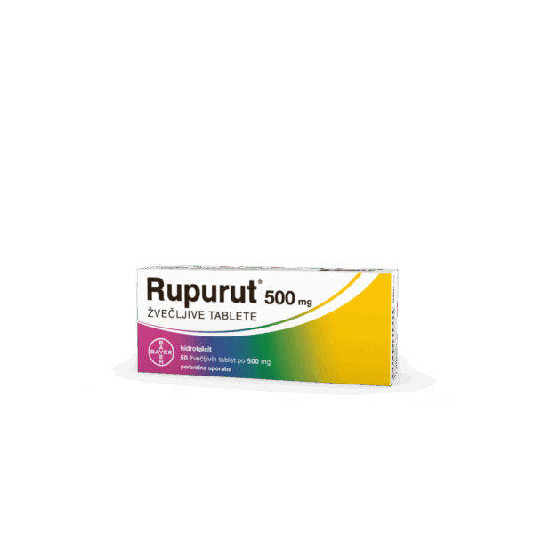 Rupurut 500 mg, 50 žvečljivih tablet Rupurut 500 mg, 50 žvečljivih tablet