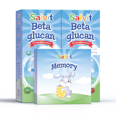 Salvit Beta Glukan tekočina, 2 x 150 ml Salvit Beta Glukan tekočina, 2 x 150 ml