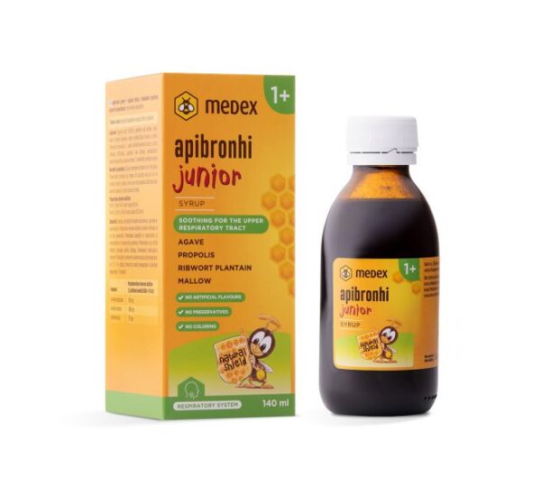 Medex Apibronhi Junior sirup, 140 ml Medex Apibronhi Junior sirup, 140 ml