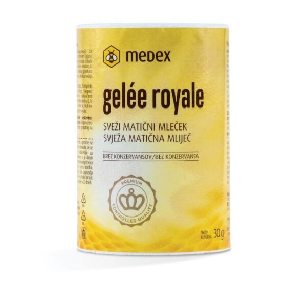 Medex Gelée Royale sveži matični mleček, 30 g Medex Gelée Royale sveži matični mleček, 30 g