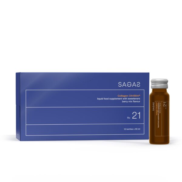 Sagas RC 21 Collagen CitriSlim tekočina, 12 x 50 ml Sagas RC 21 Collagen CitriSlim tekočina, 12 x 50 ml