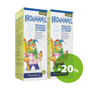 Fitobimbi Bronhamil peroralna suspenzija, 2 x 200 ml