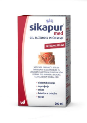 Sikapur med gel za želodec in črevesje, 200 ml
