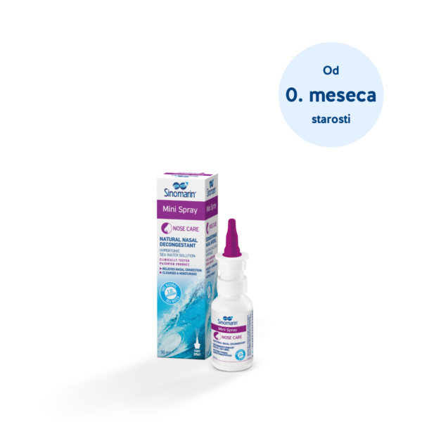 Sinomarin Mini 2,3% hipertonični nosni dekongestiv odmerno pršilo, 30 ml Sinomarin Mini 2,3% hipertonični nosni dekongestiv odmerno pršilo, 30 ml