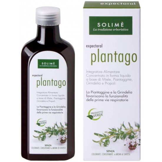 Solime Expectoral Plantago sirup, 200 ml Solime Expectoral Plantago sirup, 200 ml