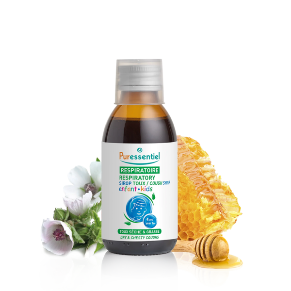 Puressentiel Respiratory sirup za lajšanje kašlja za otroke, 140 ml Puressentiel Respiratory sirup za lajšanje kašlja za otroke, 140 ml