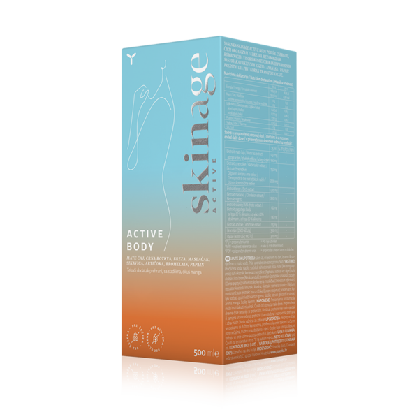 Yasenka Skinage Active Body tekočina, 500 ml Yasenka Skinage Active Body tekočina, 500 ml