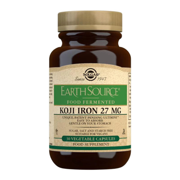 Solgar Koji Iron 27 mg, 30 kapsul Solgar Koji Iron 27 mg, 30 kapsul
