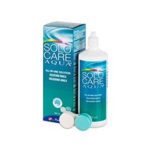 Solo Care Aqua raztopina za nego mehkih kontaktnih leč, 360 ml