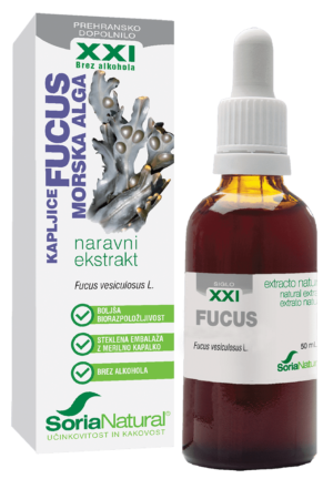 Soria Natural Fucus - morska alga brezalkoholne kapljice XXI, 50 ml