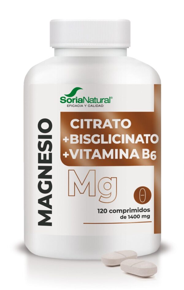 Soria Natural Magnezij bisglicinat in citrat tablete, 120 tablet Soria Natural Magnezij bisglicinat in citrat tablete, 120 tablet