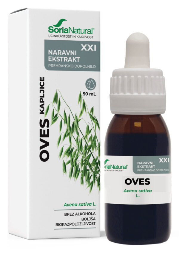 Soria Natural Oves brezalkoholne kapljice XXI, 50 ml Soria Natural Oves brezalkoholne kapljice XXI, 50 ml
