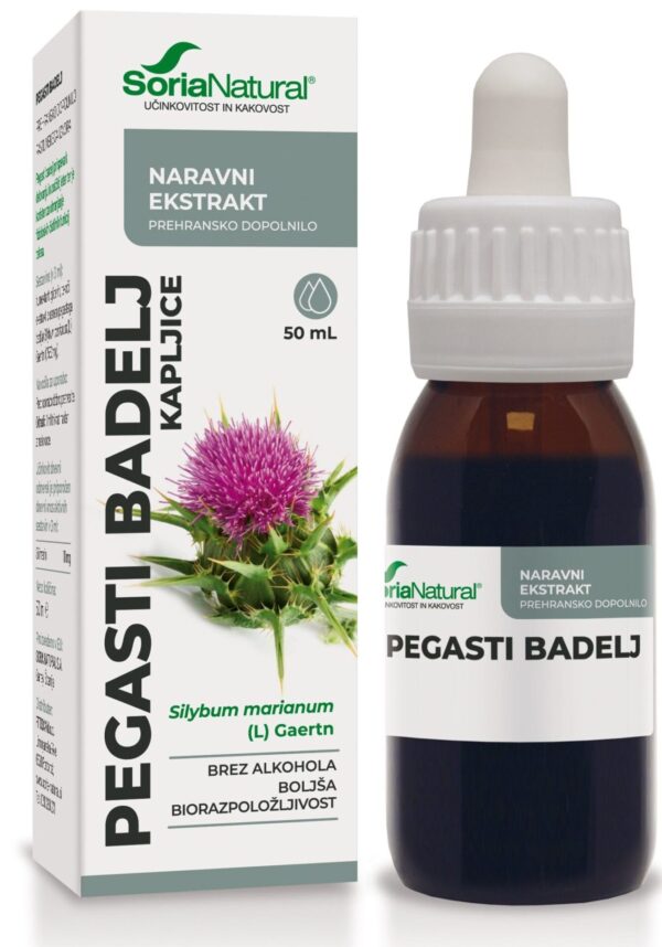 Soria Natural Pegasti badelj brezalkoholne kapljice, 50 ml Soria Natural Pegasti badelj brezalkoholne kapljice, 50 ml