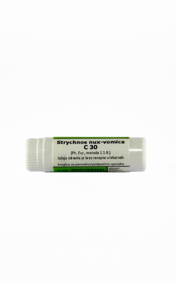 Strychnos nux-vomica C200 homeopatske kroglice, 10 g Strychnos nux-vomica C200 homeopatske kroglice, 10 g