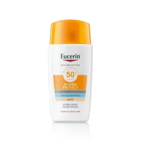 Eucerin Sun Hydro Protect obarvan fluid za zaščito pred soncem ZF 50+ light, 50 ml Eucerin Sun Hydro Protect obarvan fluid za zaščito pred soncem ZF 50+ light, 50 ml
